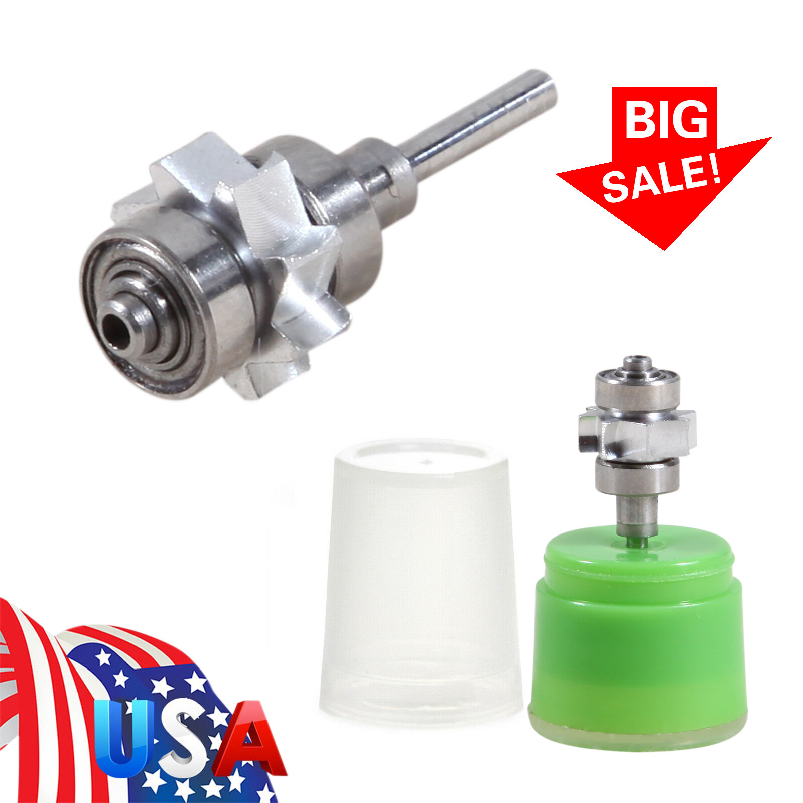 NSK Style Turbina Dental Handpiece High Speed PANA-MAX Turbine 45° LED 2/4Hole