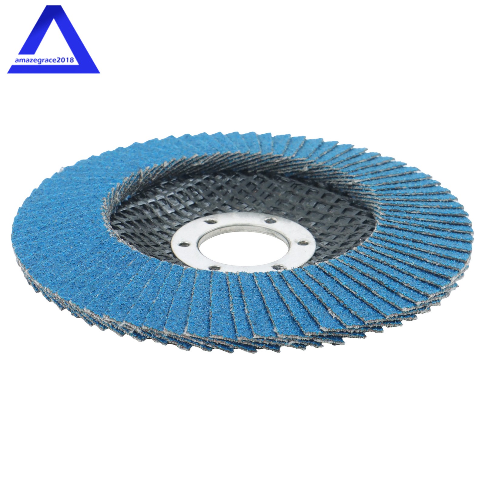 20 Pack Flap Discs 4.5″ × 7/8″ for Angle Grinder Flapper Wheel 80Grit Type 29