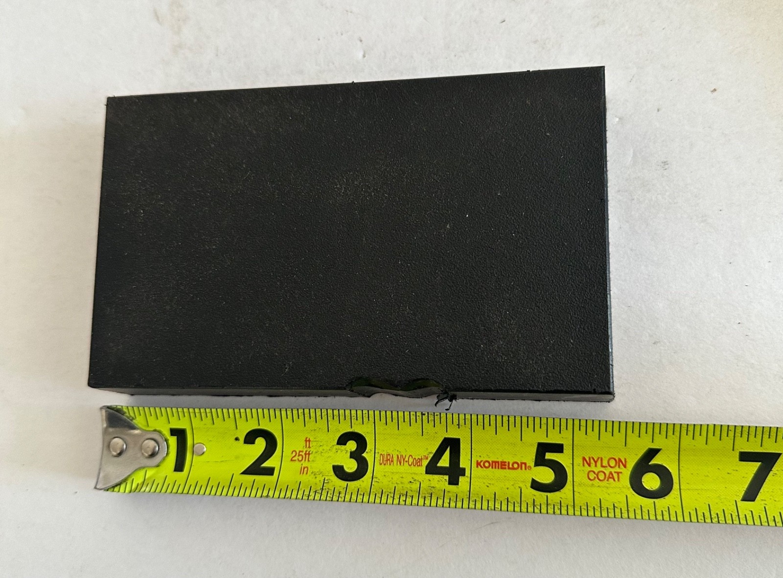 4 pcs King Starboard 1 inch thick Black 3” x 5”