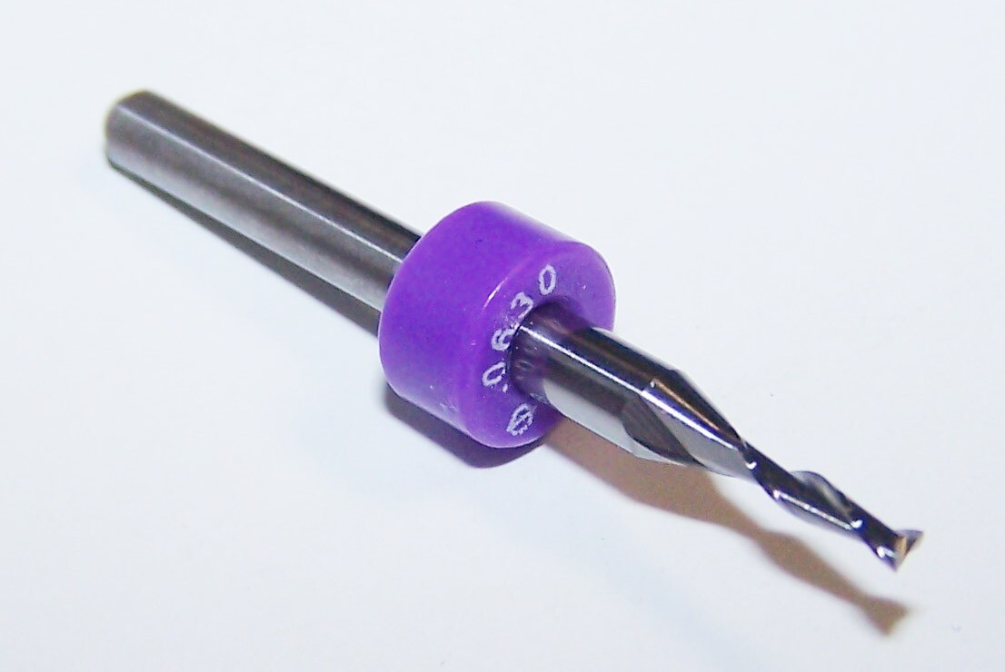 1.60mm (.0630″) CARBIDE END MILL 2 FLUTE .250″ FLUTE KEMMER KTTSUAI063025003R