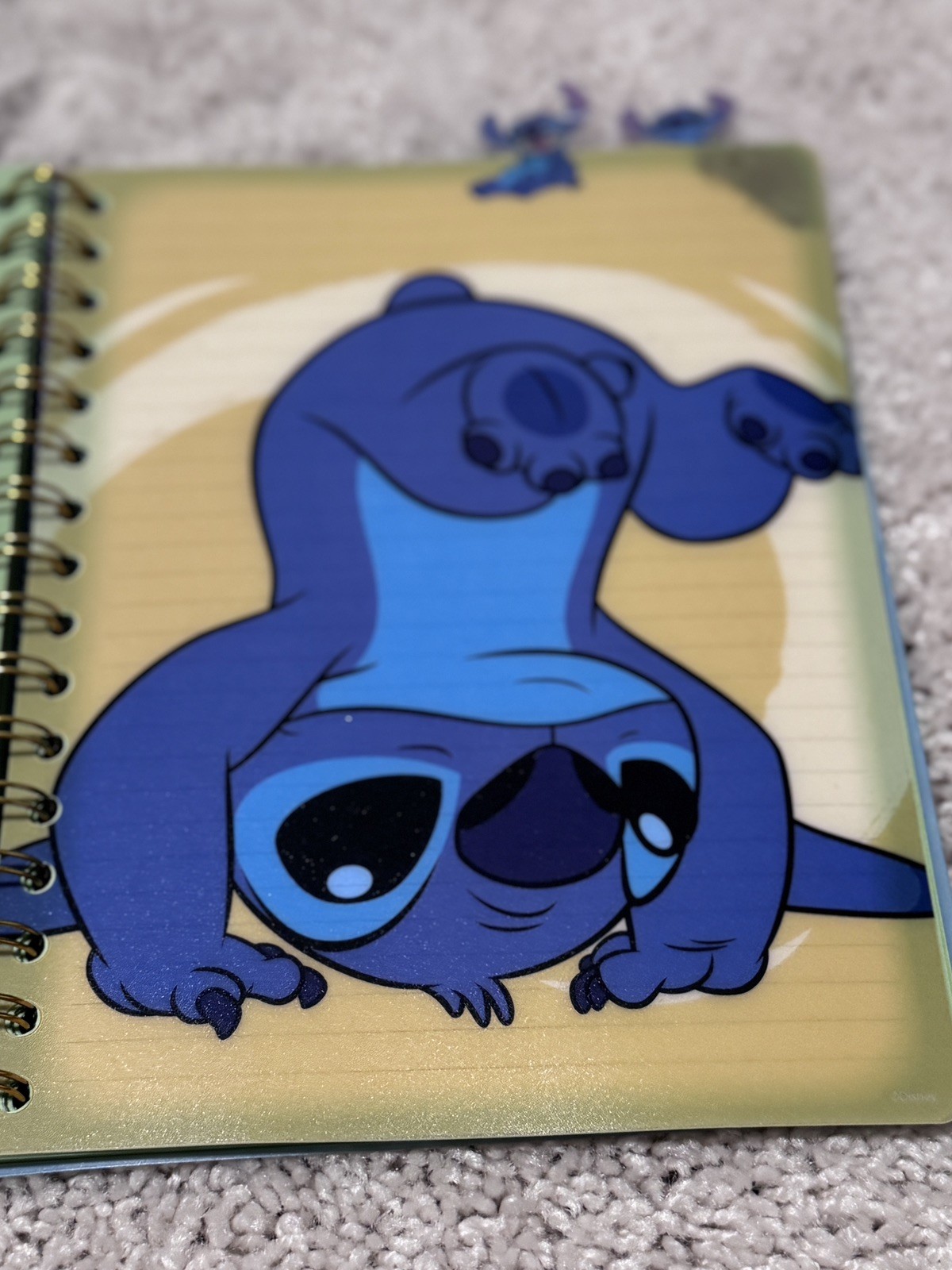 Lilo + Stitch Journal Soft Plastic Cover with Tabs Gift Idea Aloha 96 Ruled Page