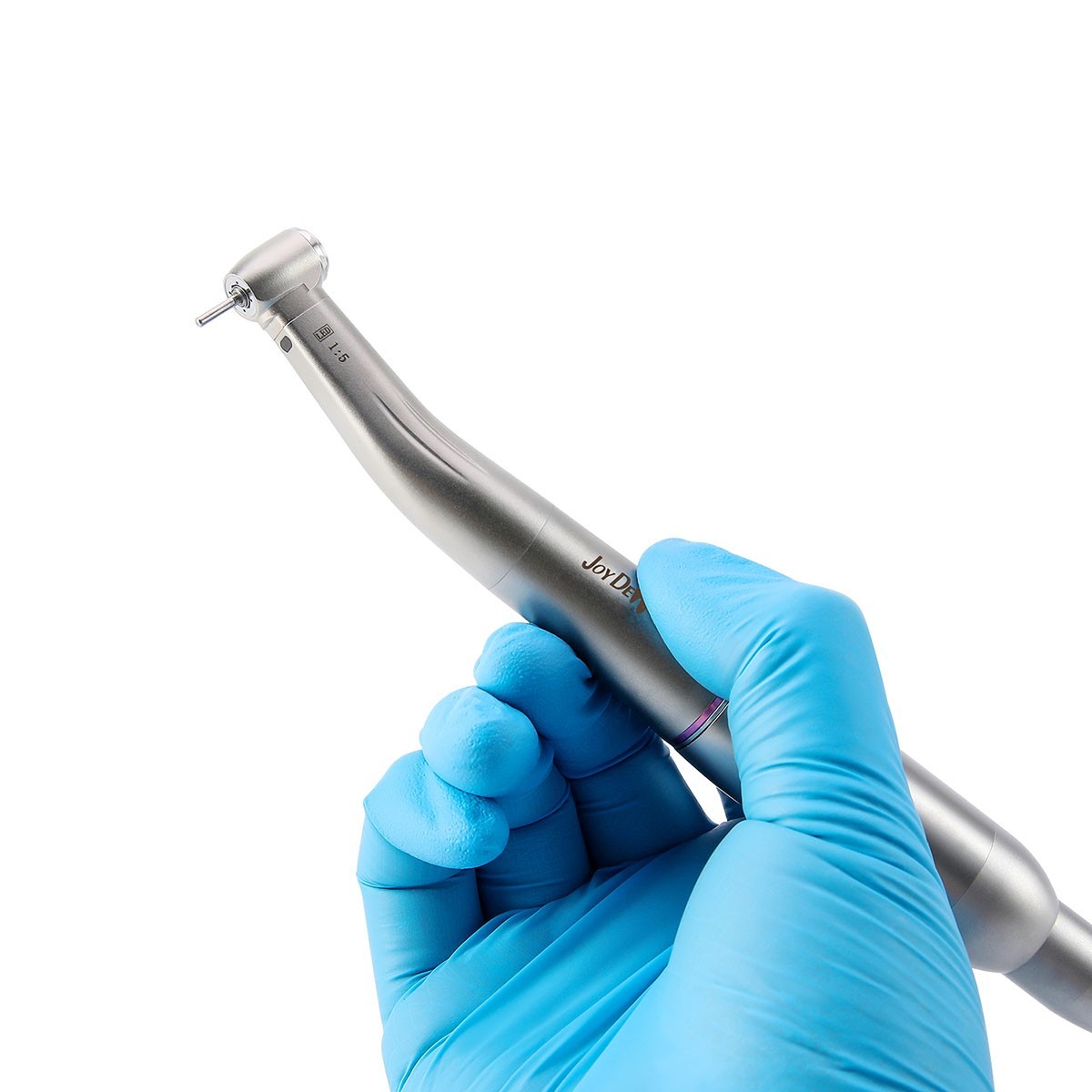 Dental Electric LED Standard 1:5 Fiber Optic Contra Angle Handpiece High Speed