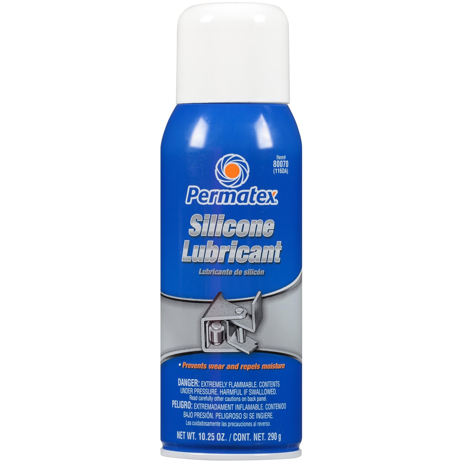 HeavyDuty Silicone Spray Lubricant 10.25 oz Aerosol Waterproof for Automotive P