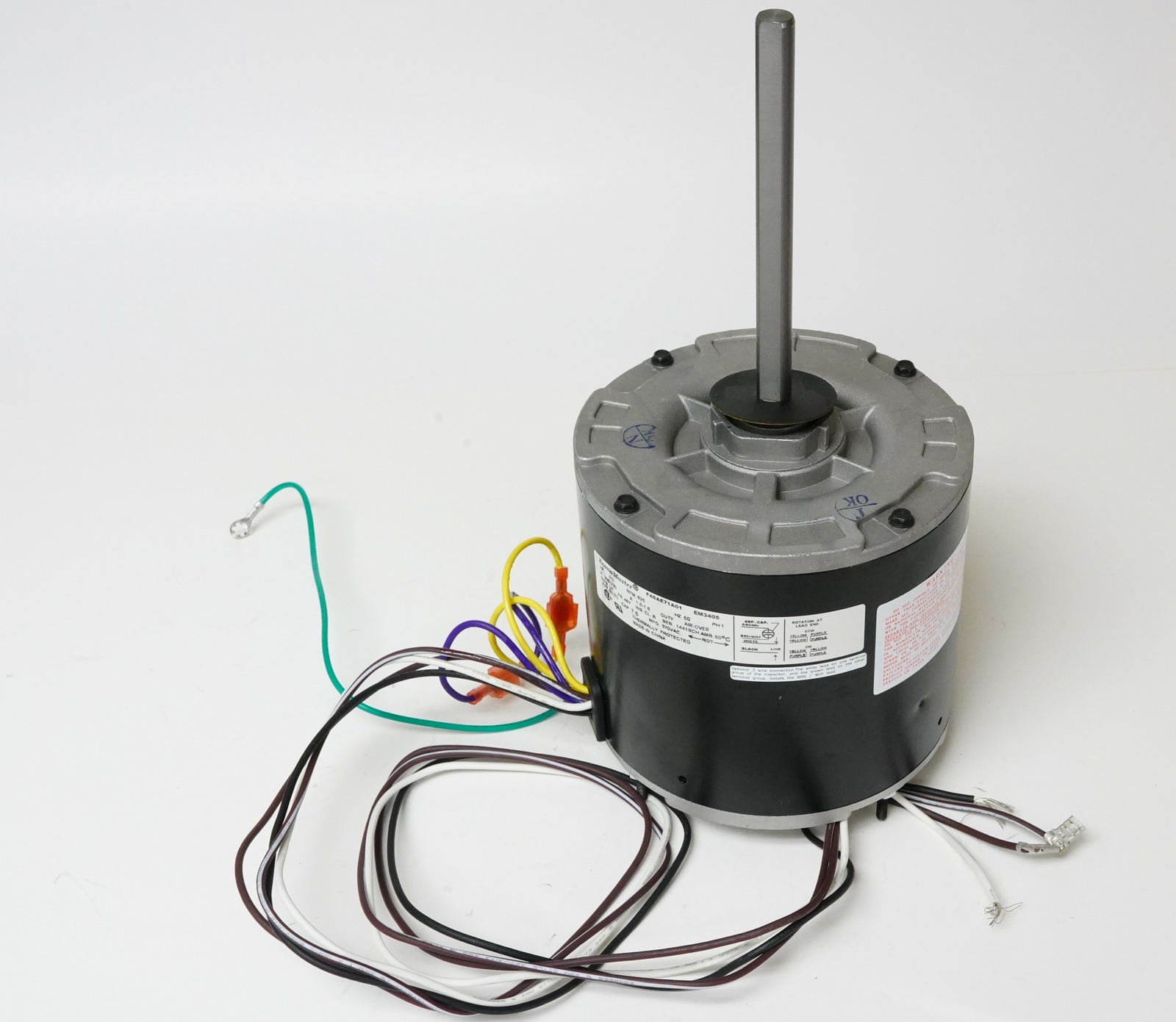 Air Conditioner Condenser Fan Motor 1/3 HP 230 Volts 825 RPM EM-3405