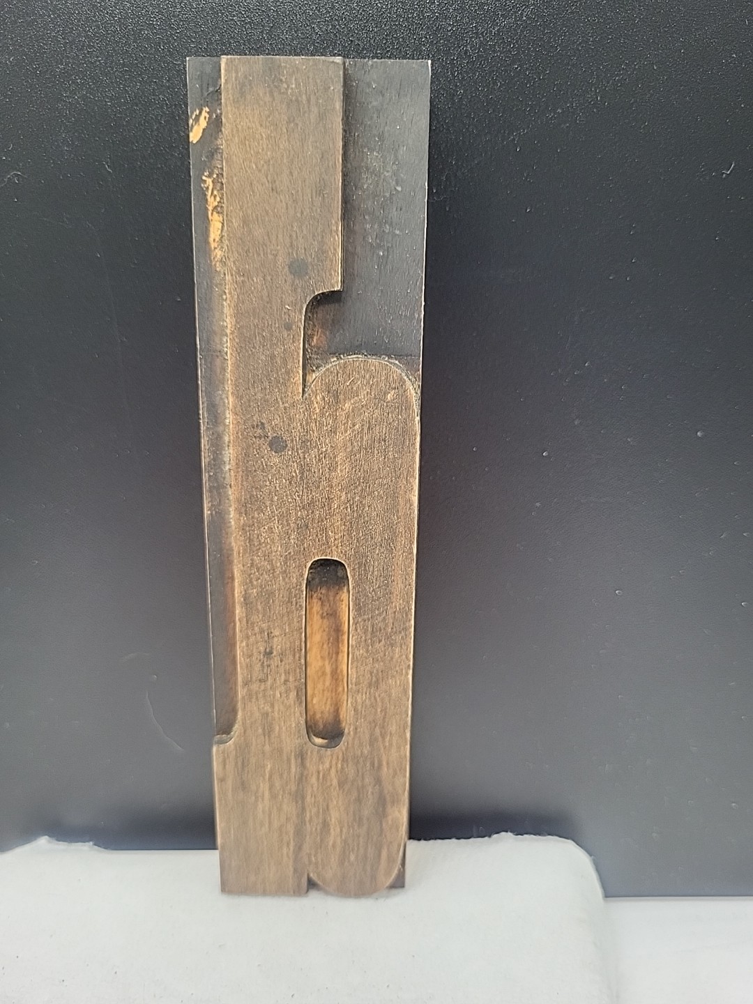 Vintage Letterpress WOOD LETTER Lower Case b Other Symbols PRINT TYPE Newspaper