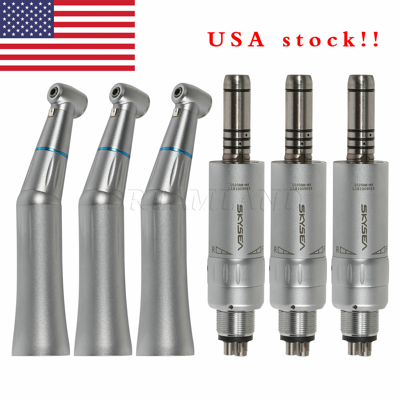 1-10 Pack of Dental Inner/Internal Water Spray Contra agnle / Air Motor 4Hole