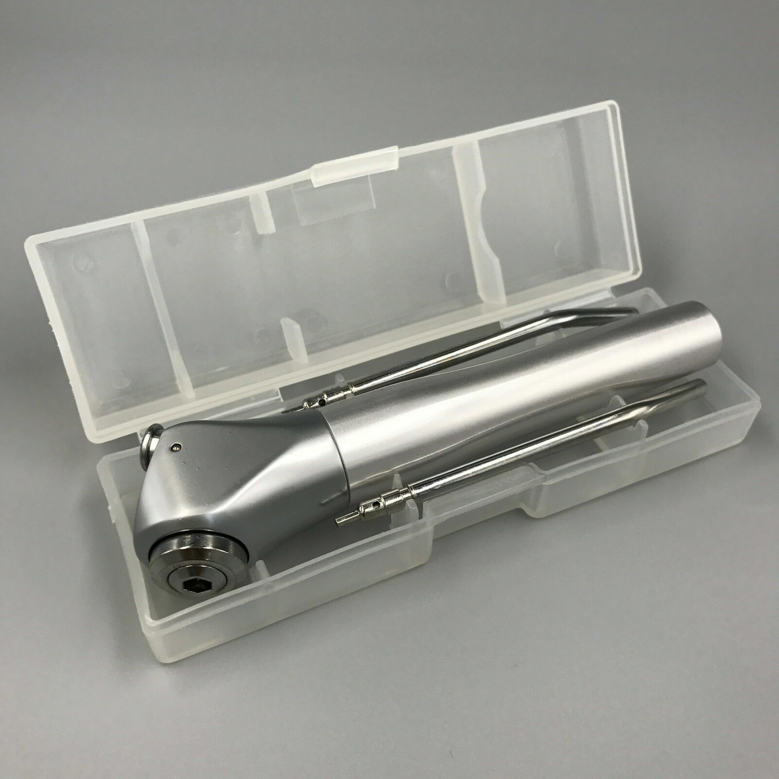 Dental 3 Way Air Water Spray Triple Syringe Handpiece w/ 2 Nozzles Tips Tubes