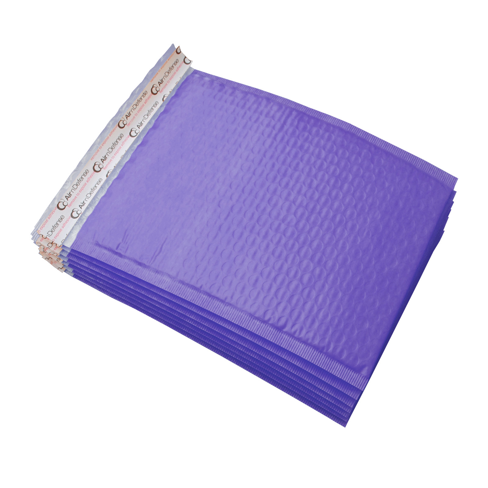 AirnDefense 200 #2 8.5X12″ Purple Poly Bubble Mailers Shipping Padded Envelope