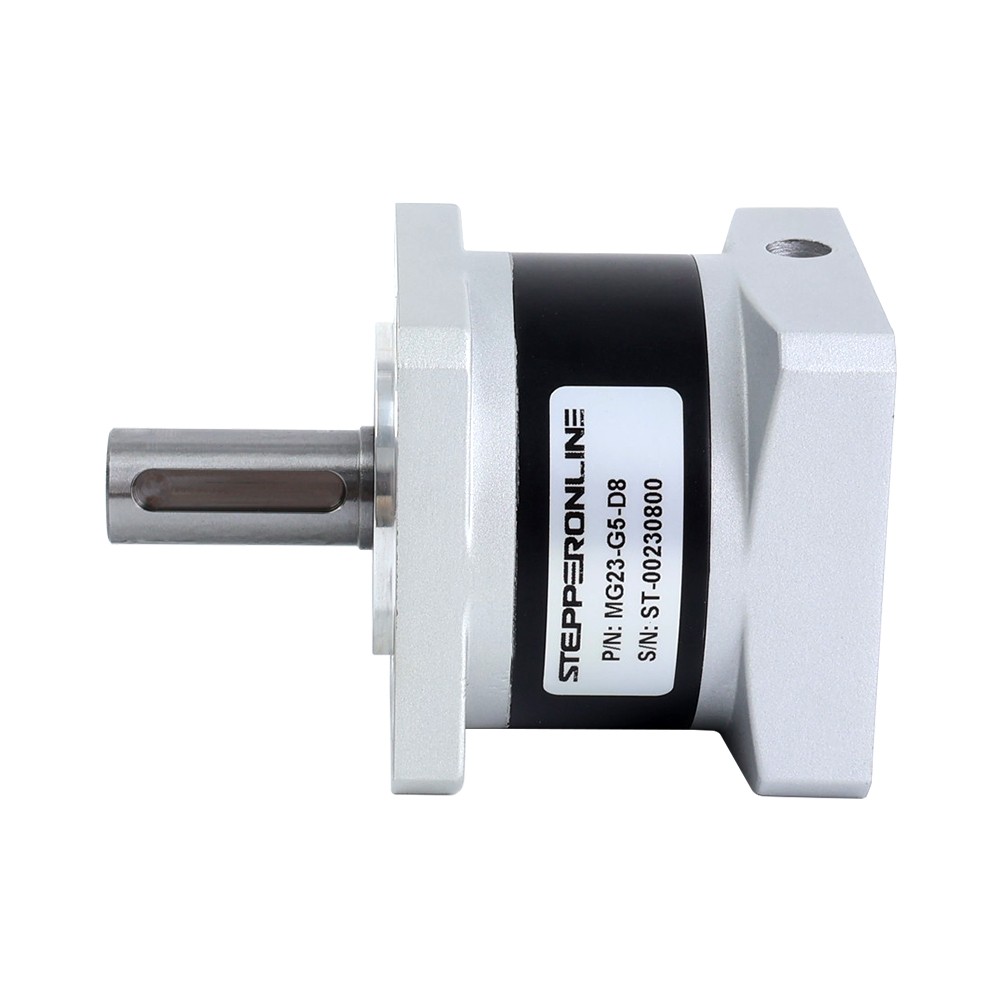 Ratio 5:1 Backlash 30arc-min Planetary Gearbox for Nema 23 8mm Input Shaft