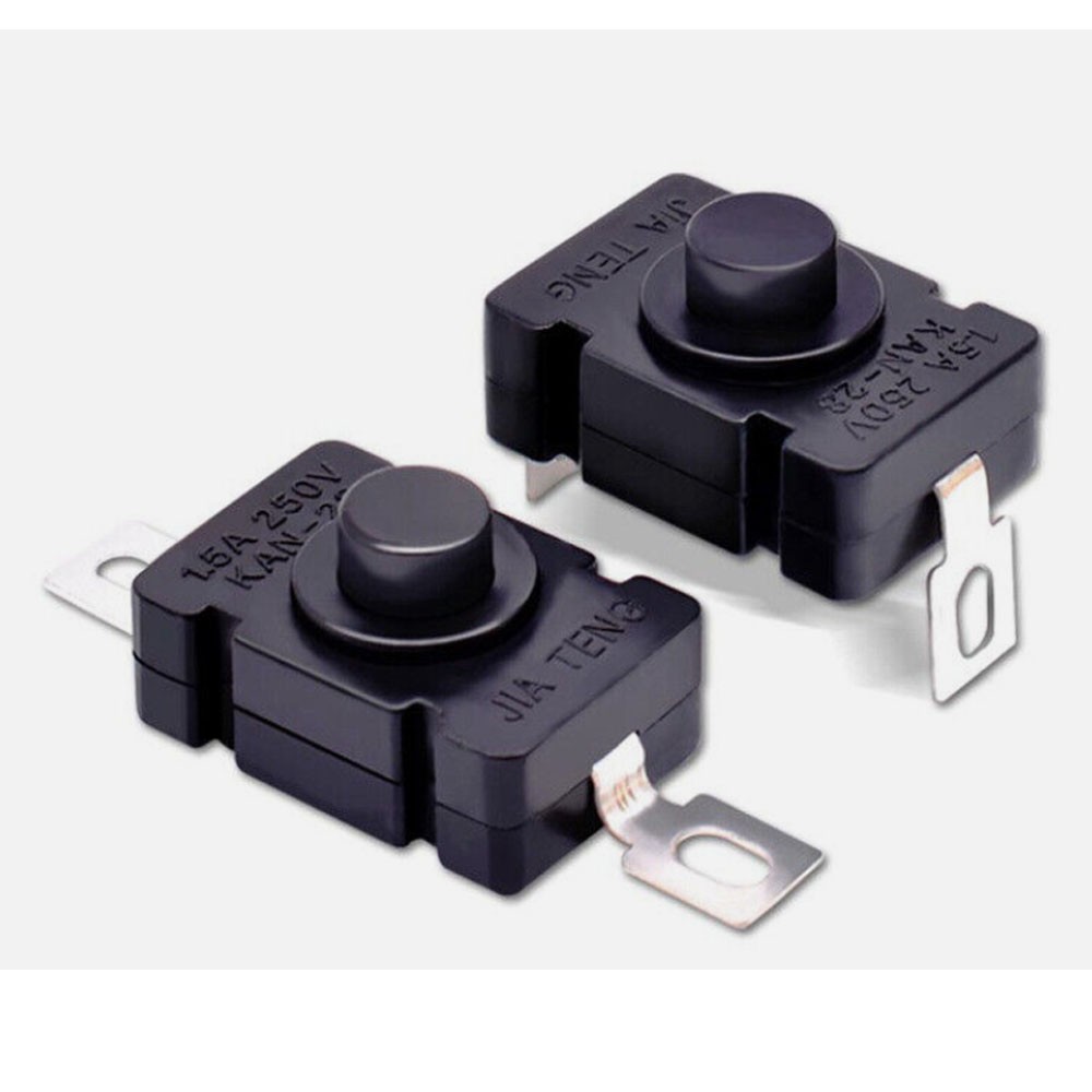 50/100/200x AC 250V 1.5A Latching On/Off Switch Self-Lock Push Button Switch US