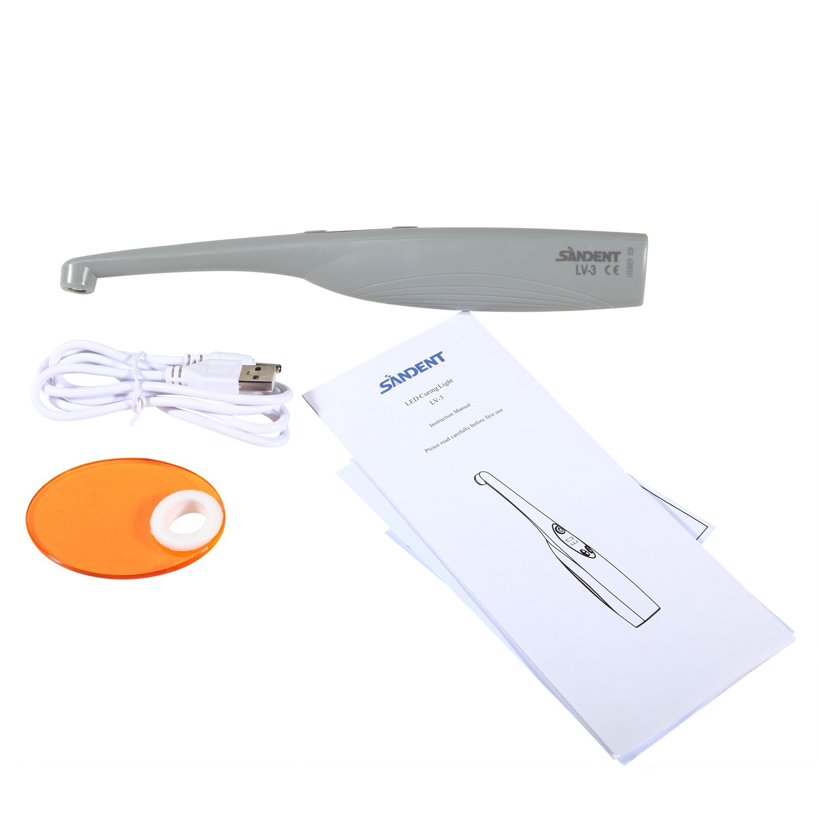 Dental Wireless 3 Second LED Curing Light Cure Lamp High Power curing light OR
