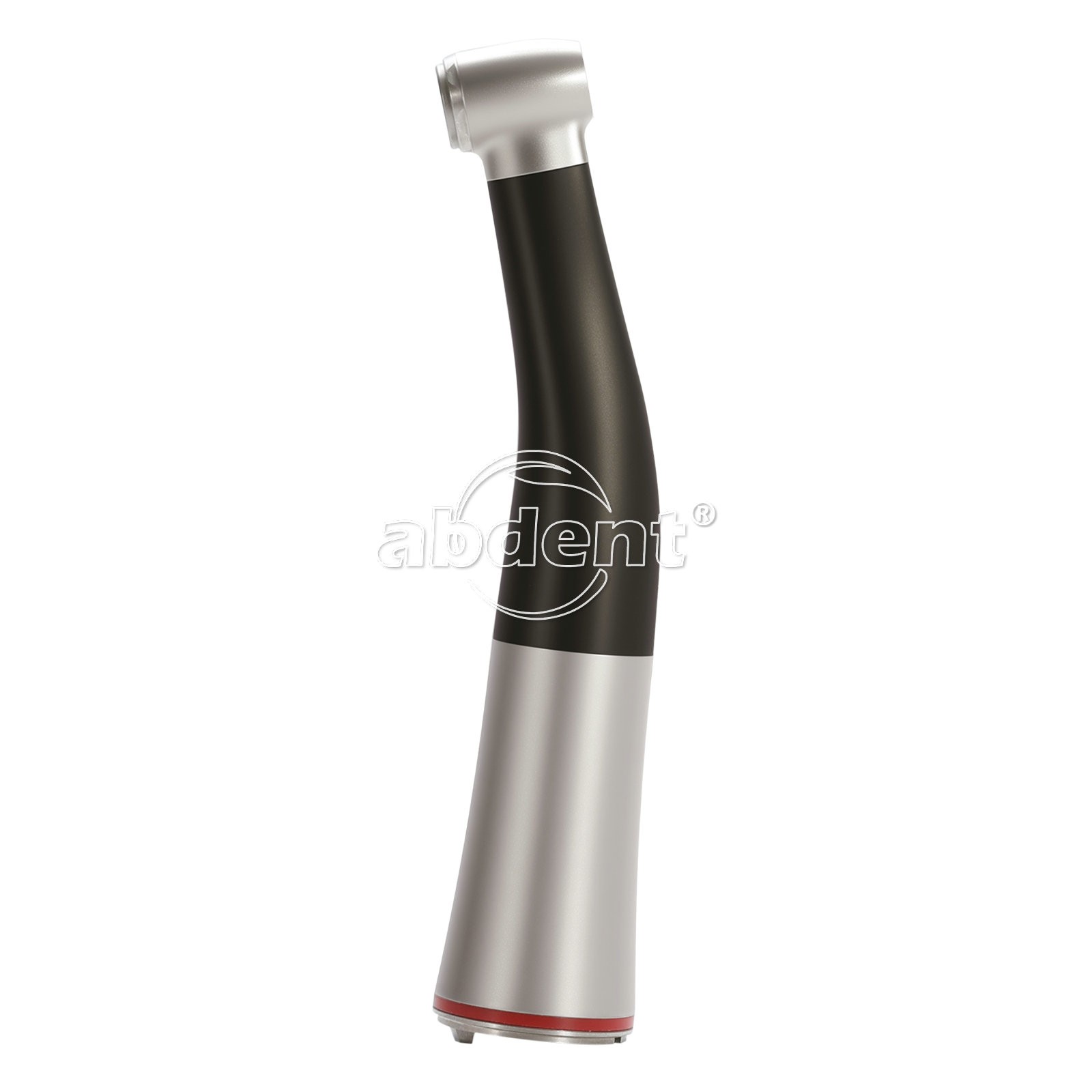 1-10*Dental 1:5 Increasing Speed Fiber Optic LED Contra Angle Handpiece Black dk