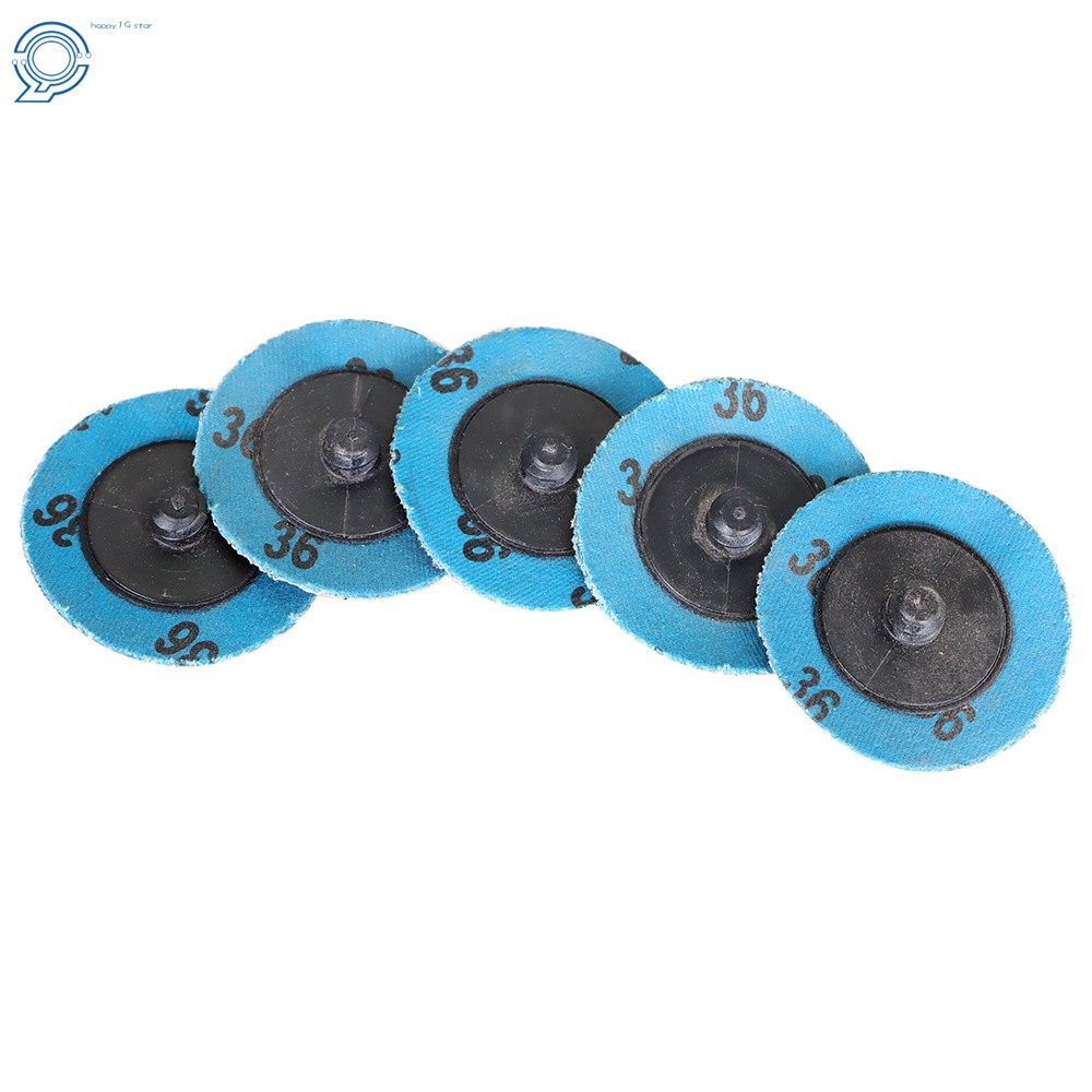 2″ Roll Lock Die Grinder 36 60 80 120 240 Grit Quick Change Sanding Disc 51 Pcs