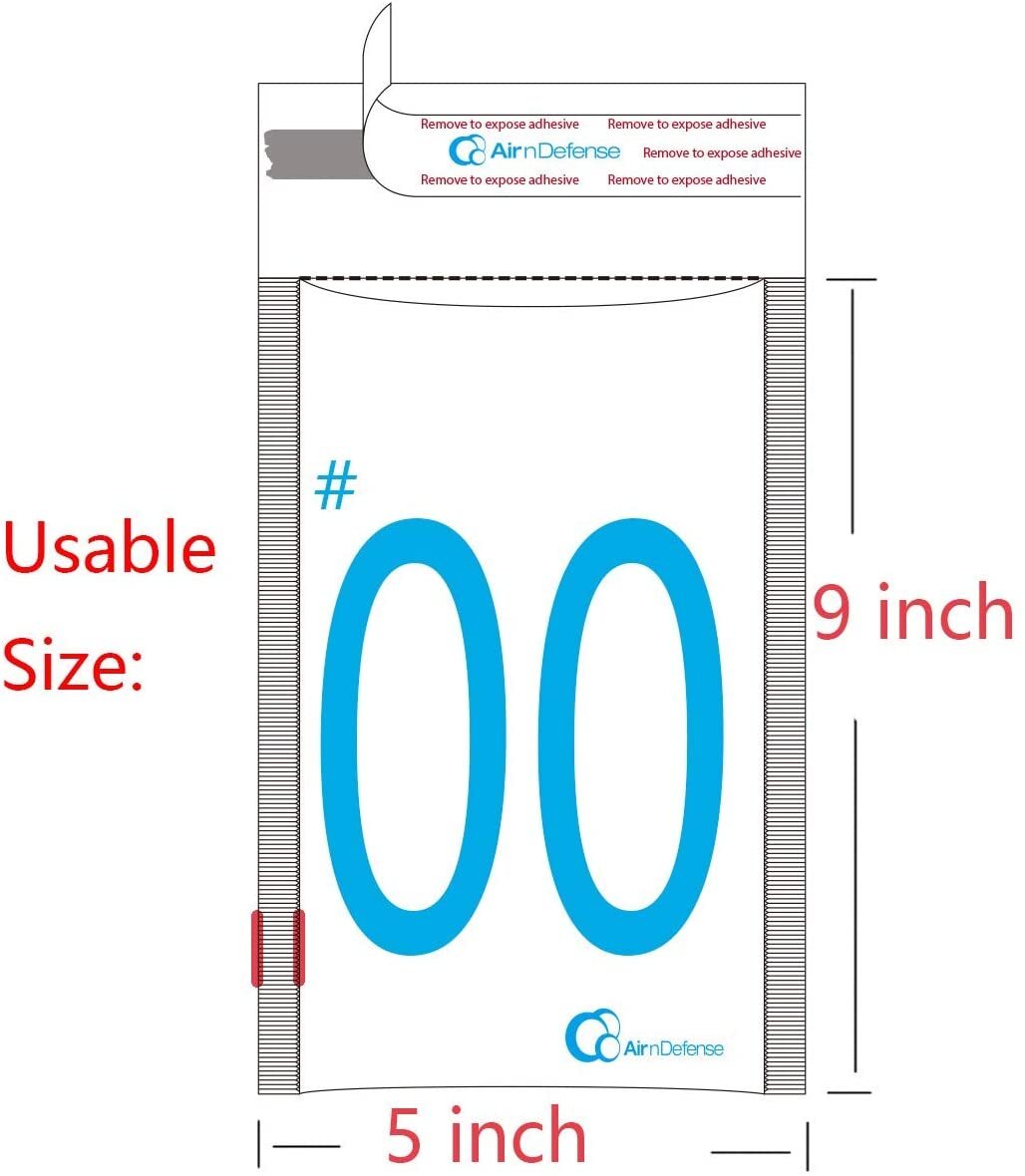 5000 #00 5×10 Kraft Bubble Padded Envelopes Mailers Shipping Bags AirnDefense