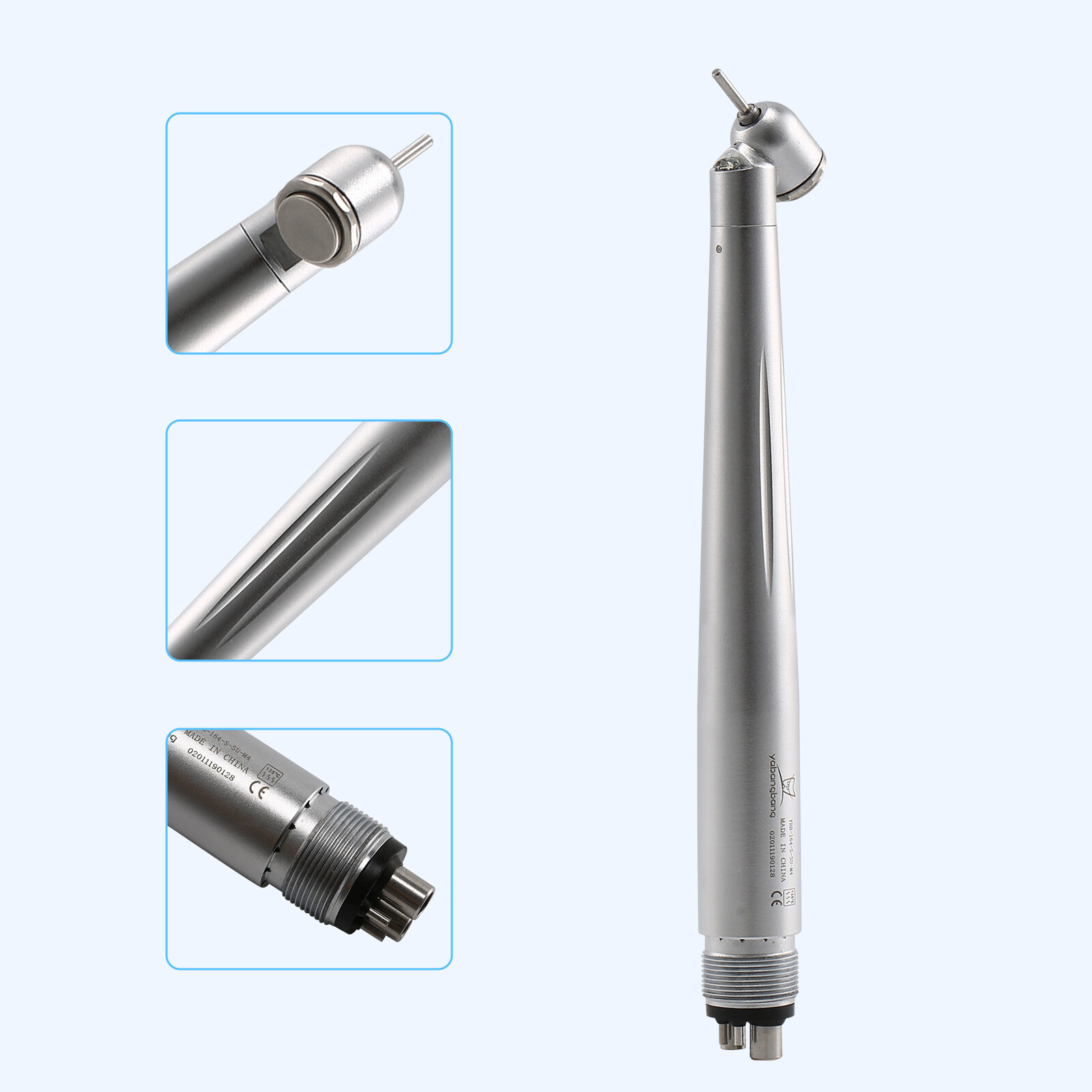 Turbina Dental LED 45 Degree Surgical High Speed Handpiece Push
