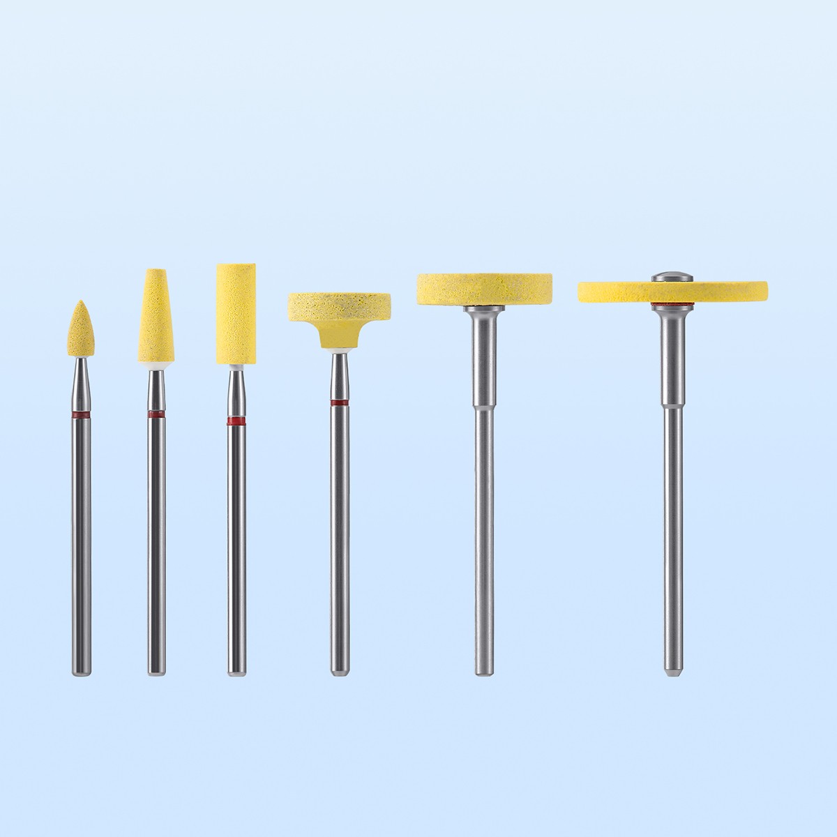 Dental Rubber Diamond Polisher Wheel Disc /Zirconia Porcelain Polish Burs HP