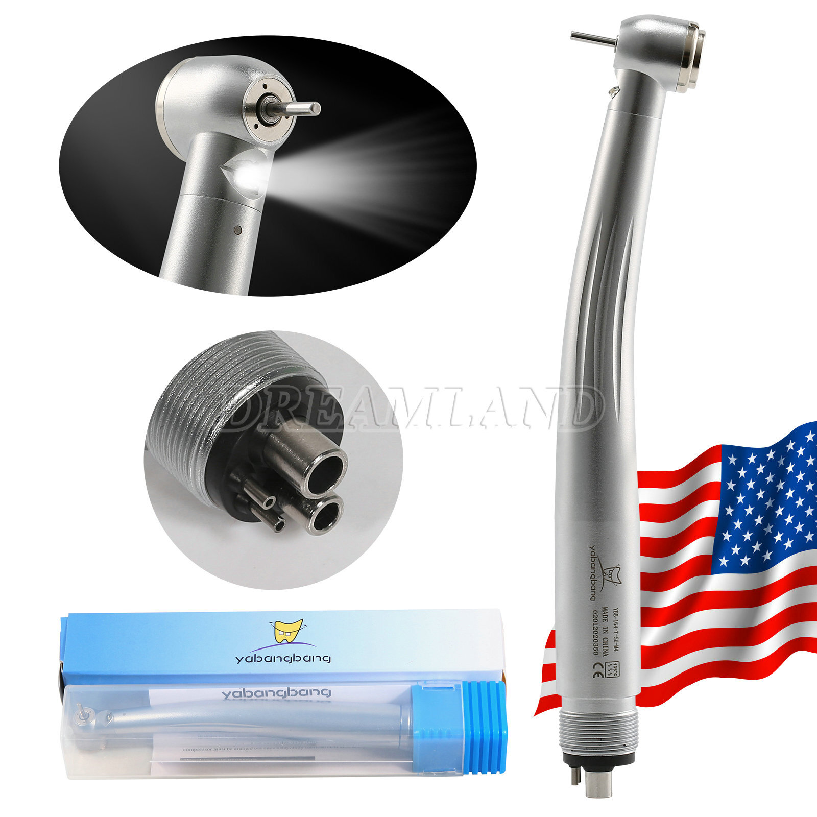 Dental Handpiece High Speed PANA-MAX Turbine 45° LED 1/3Spray 2/4Hole KaV style