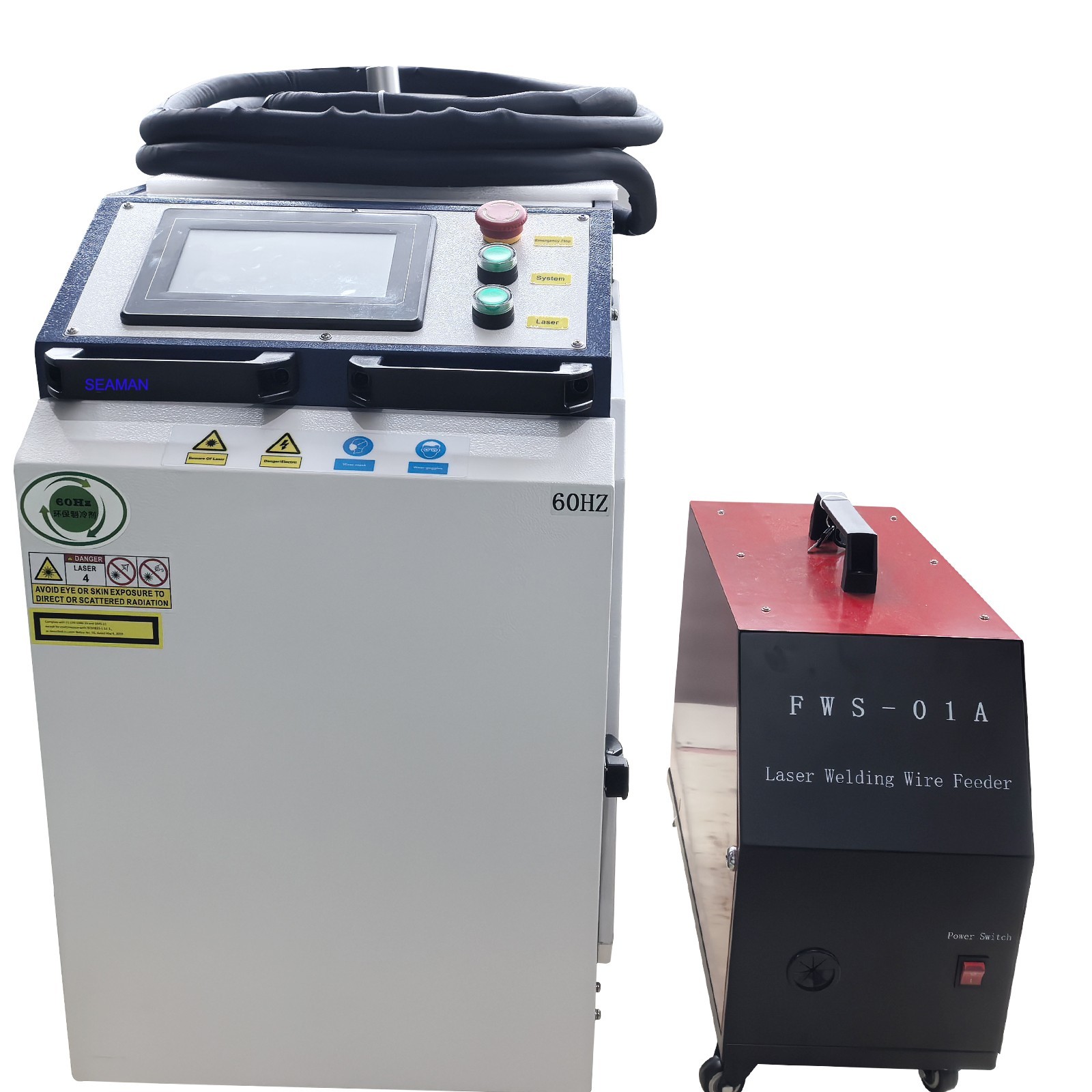 ?Raycus 3000W Handheld Fiber Laser Welder Cutting Cleaning Machine 4 IN1 Double
