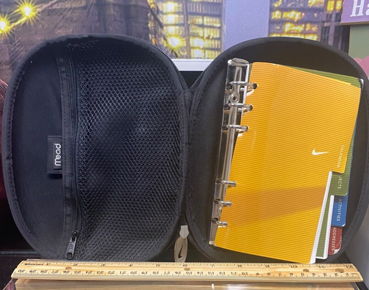 Channel Your Inner Champion: Vintage Nike Student Day Planner Organizer Folder