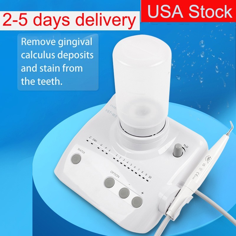 Dental Ultrasonic Scaler Detachable Handpiece Auto Water Supply Tooth Cleaner