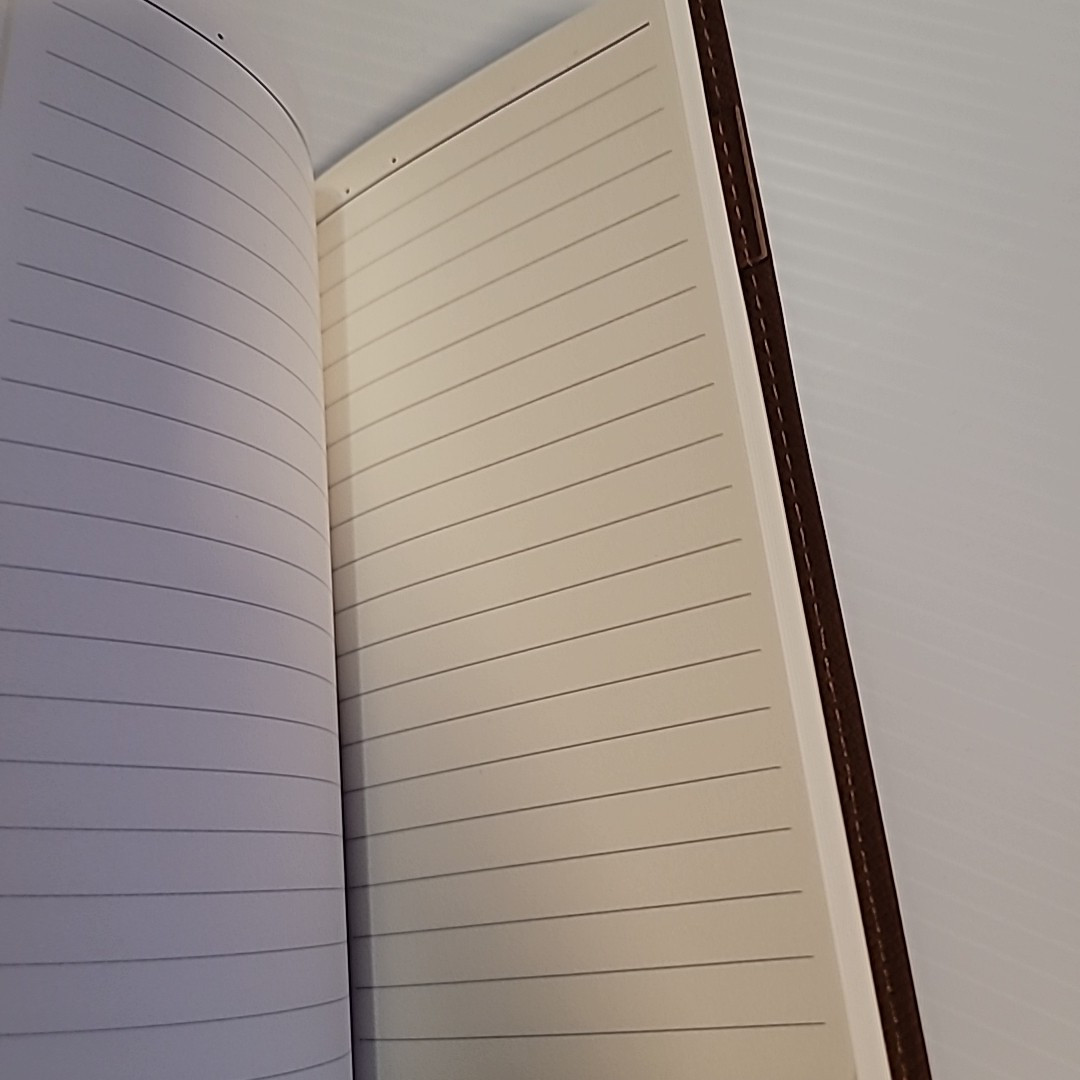 Leather Planner And Paper Samsung Branded Brown With Extra Paper