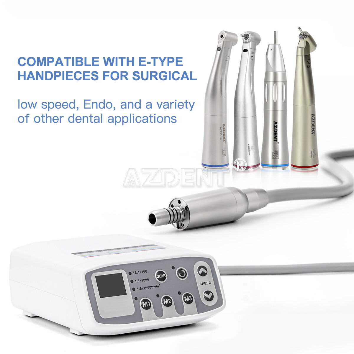 USA Dental Brushless LED Electric Micro Motor/1:5/1:1/1:4.2 Increasing Handpiece