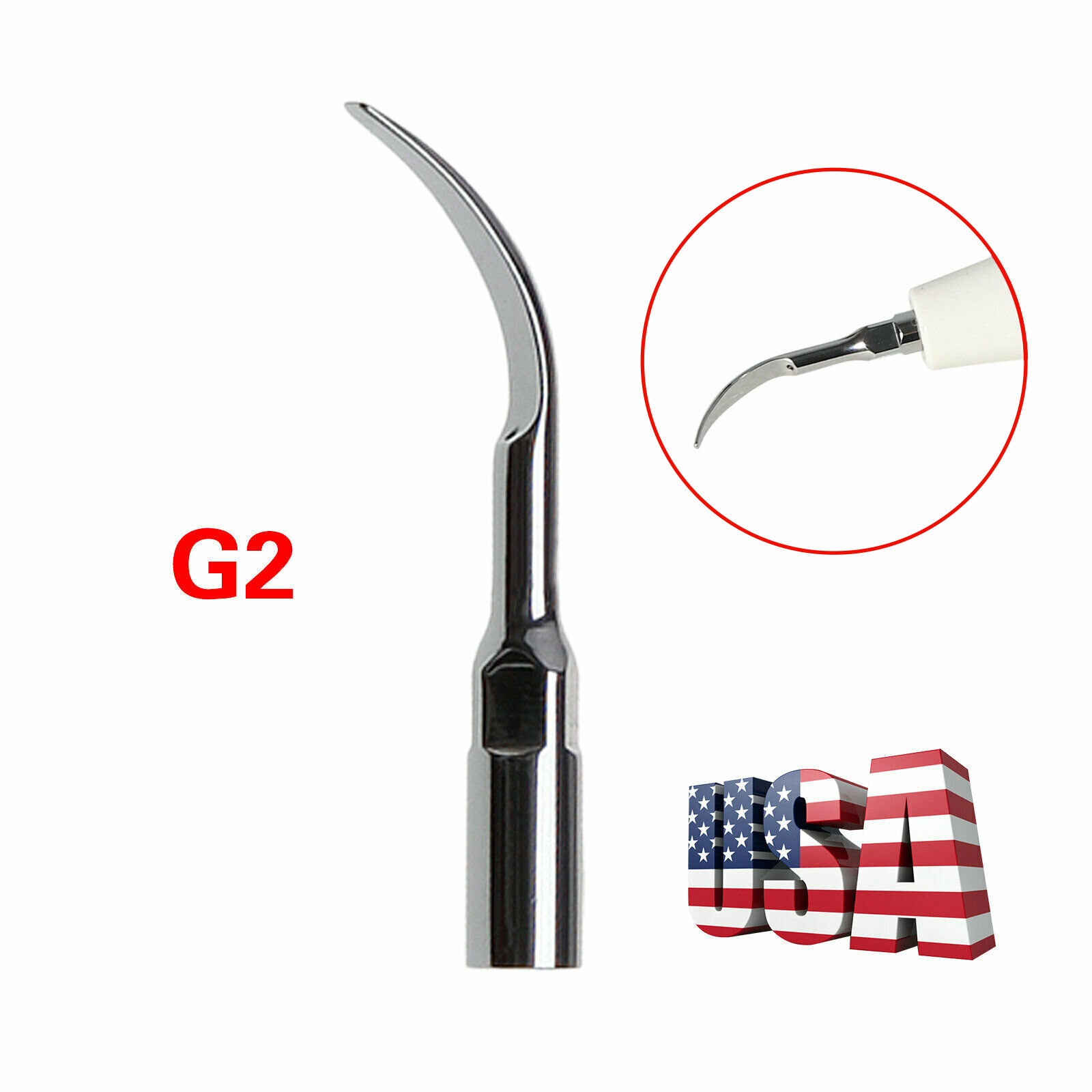 5 Puntas Tips ultrasónico dental Fit EMS Cavitron DTE SATELEC pieza de mano