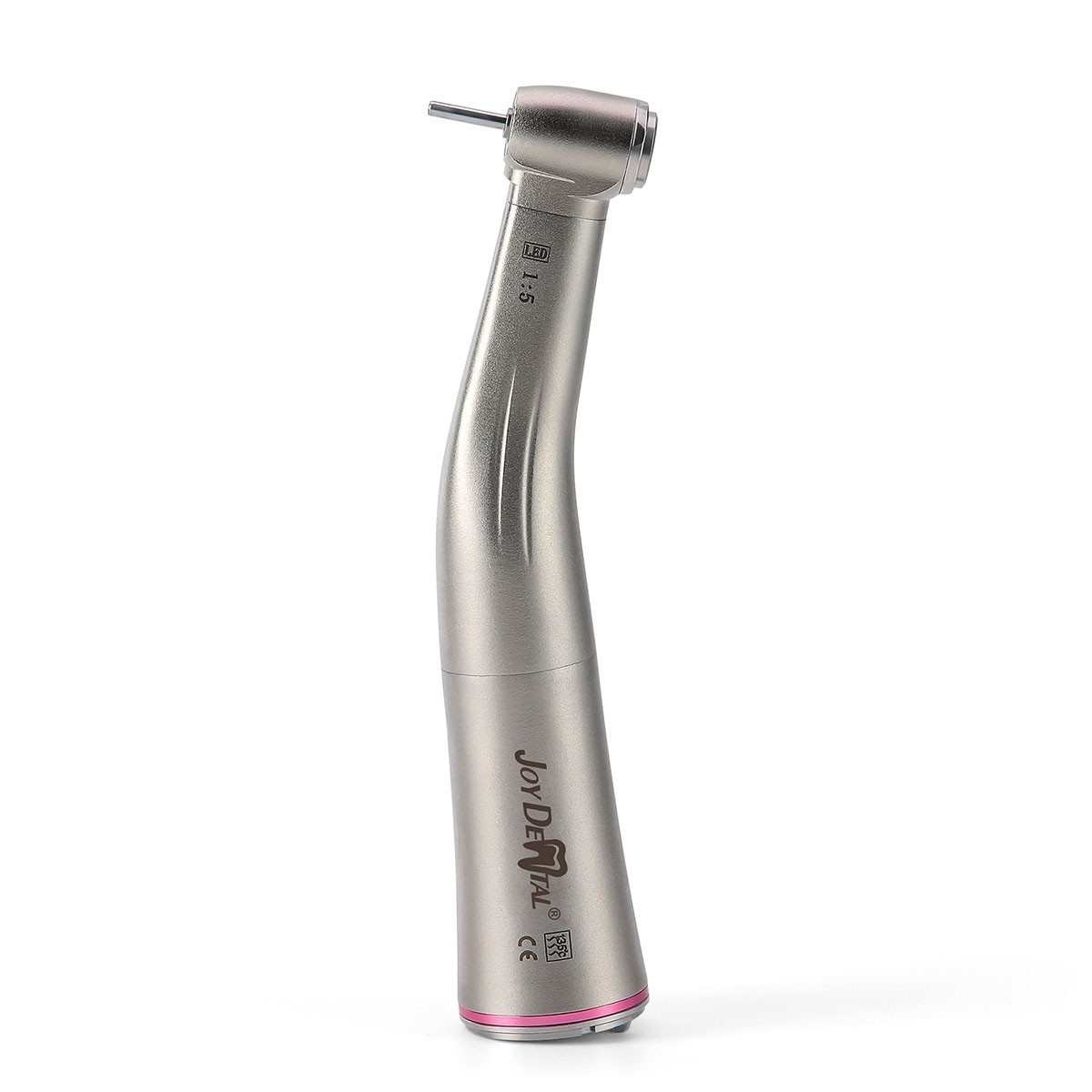 Dental Electric LED Standard 1:5 Fiber Optic Contra Angle Handpiece High Speed