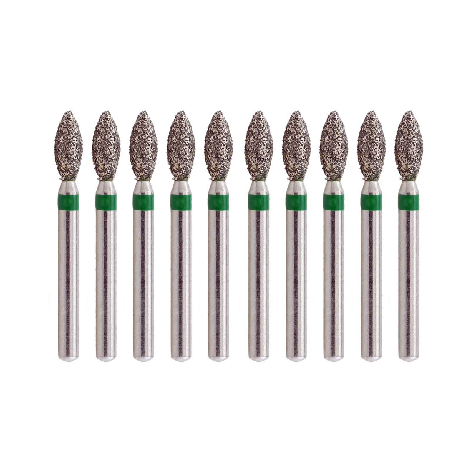 Dental Diamond Bur FG 368/023C 368/023F Egg Football High Speed Coarse Fine Grit