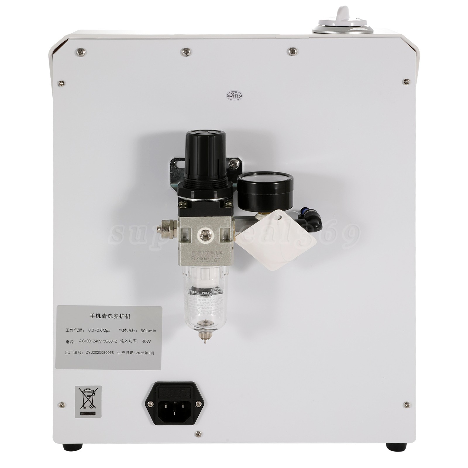 Dental Handpiece Cleaning & Lubricating Machine High Low Speed Lubricating Oil