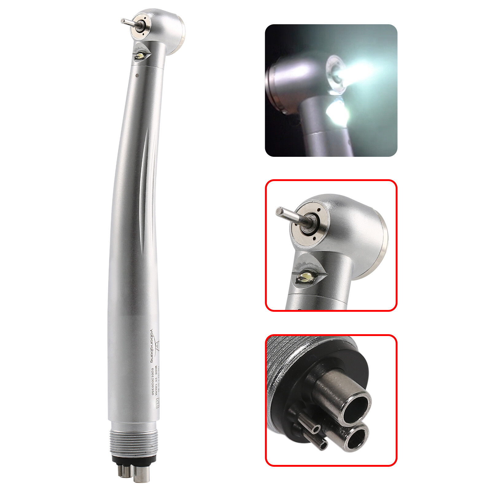 NSK Type Dental PANA-MAX Large Head High Speed LED Handpiece Push Button 2/4Hole