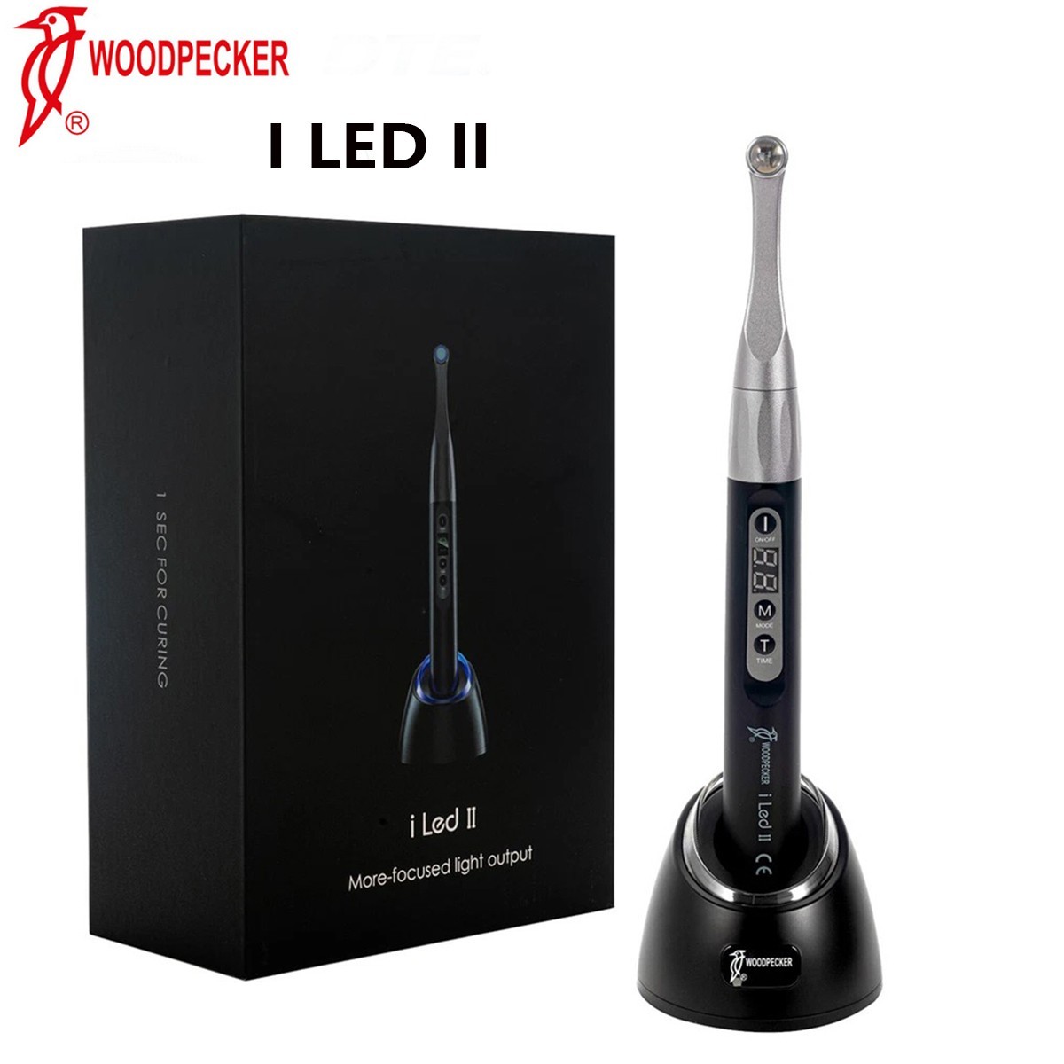 Woodpecker Dental I LED II Focused Curing Light Lamp 1 Sec Curing 3000mW FDA