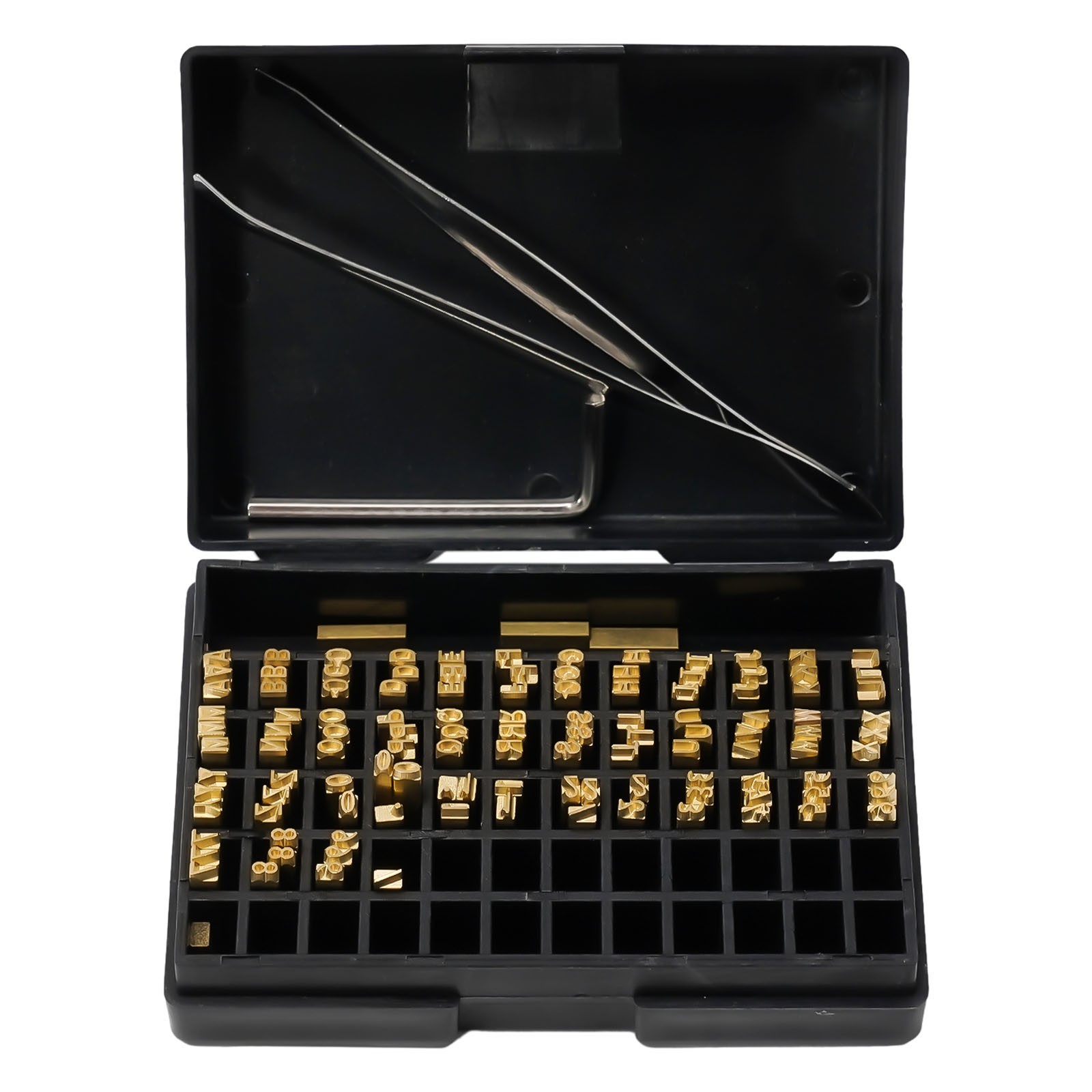 Coding Machine Word Grain Copper Letters Thermal Ribbon Printing Font 120pcs