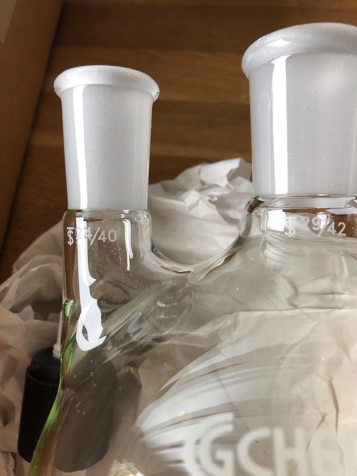 Chemglass CL-1205-303MS, 2000ml 3-nk RBF 29/42-24/40 JTS