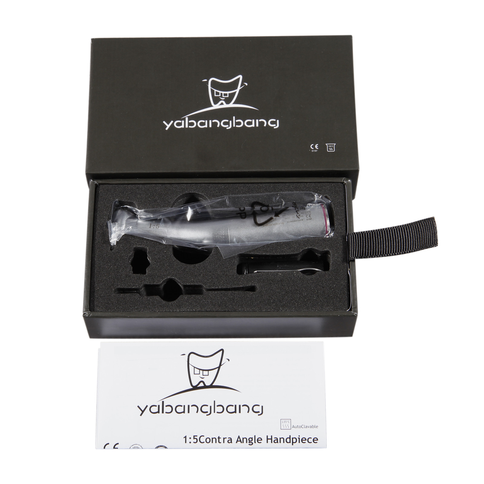 Yabangbang Dental Electric Handpiece 1:5 Contra Angle No LED
