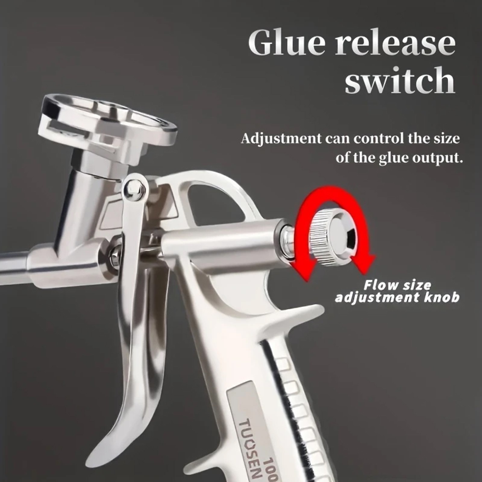 Alloy Foam Expanding Sealant Spray Gun Foam Sealant Airbrush Applicator Tool Gun
