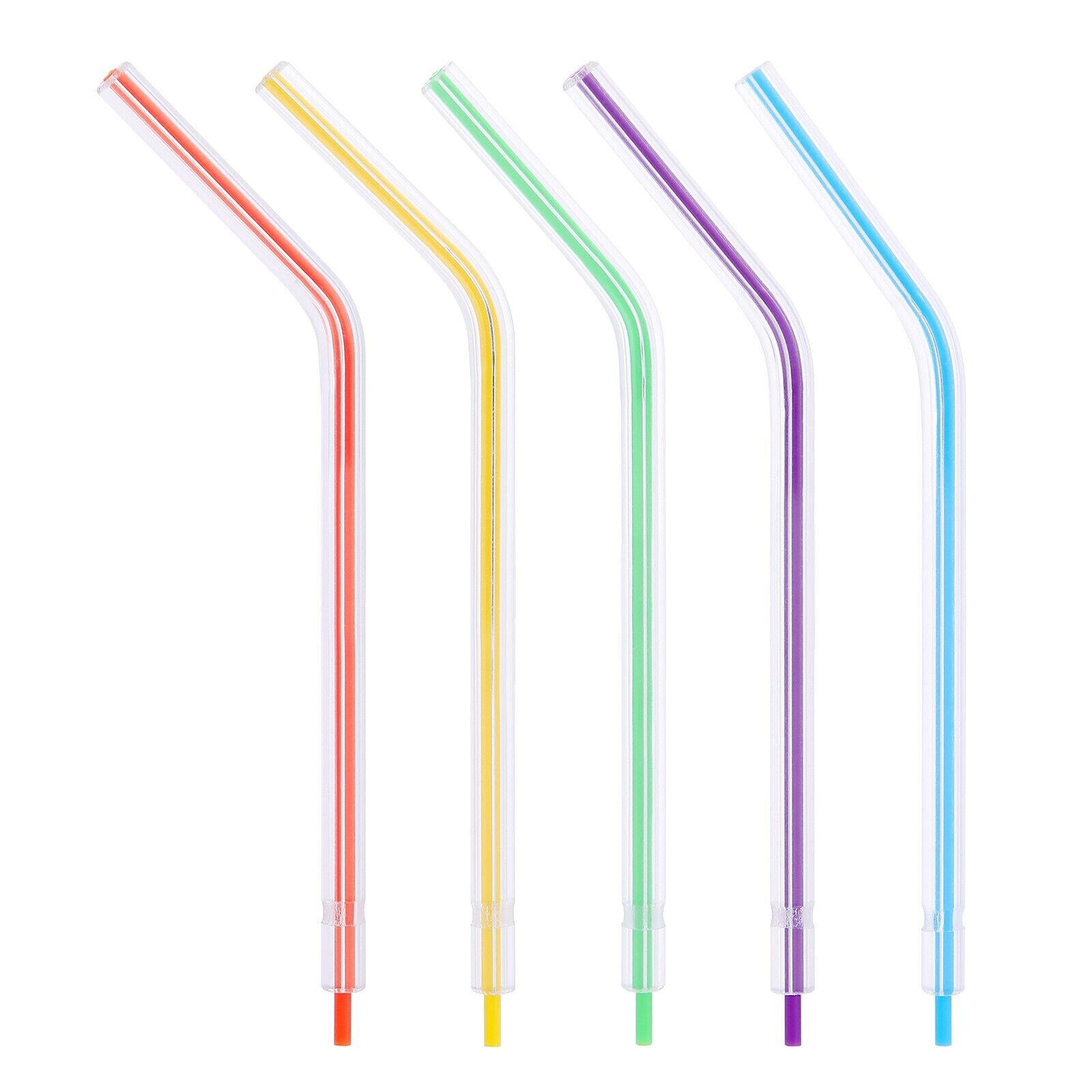 250Pcs/Bag Dental Disposable 3-Way Air Water Spray Tips Triple Nozzles Tubes