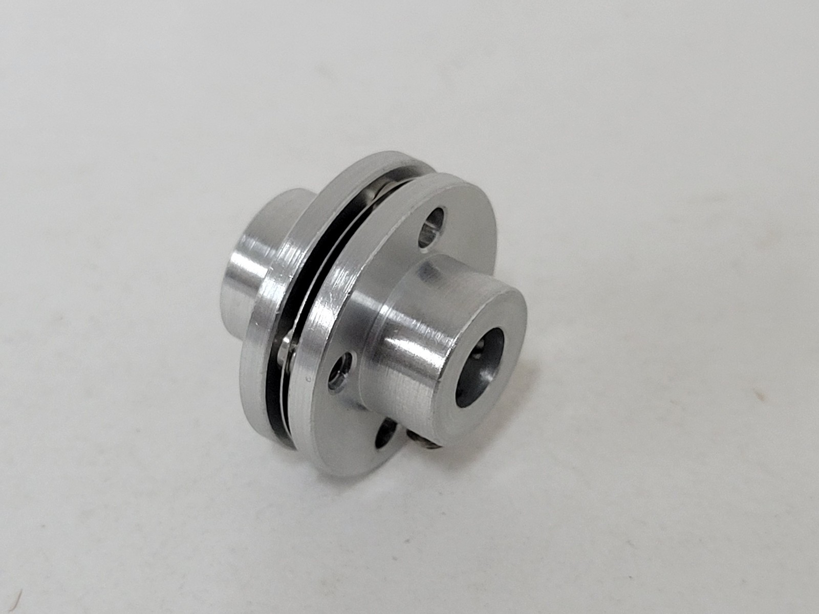 metal 1/4″ shaft coupling – coupler – for 1/4″ shafts – NOS wonderful condition