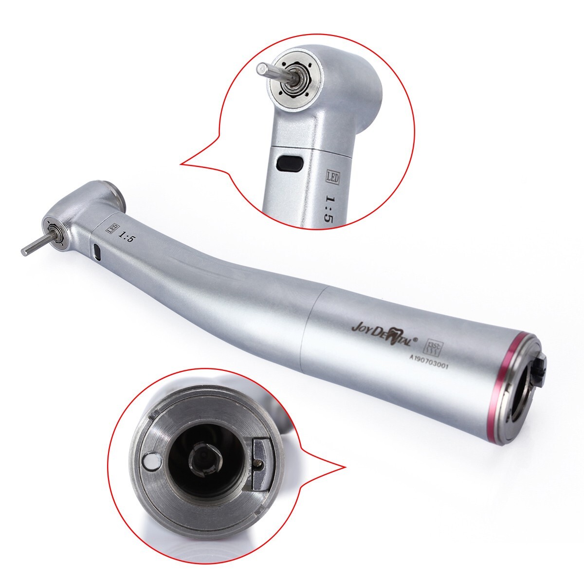 AZDENT Dental Brushless LED Electric Micro Motor 1:1/1:5 Increasing Handpiece