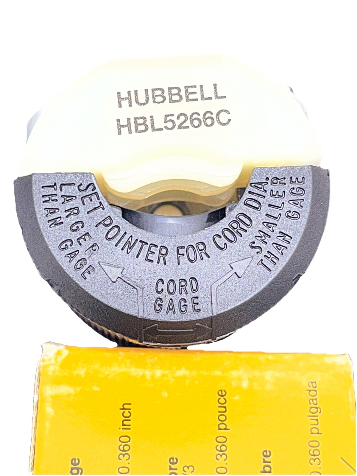 LOT OF 10 Hubbell HBL5266C AC Male NEMA 5-15P Plug 15A 125V Connector CL/BK