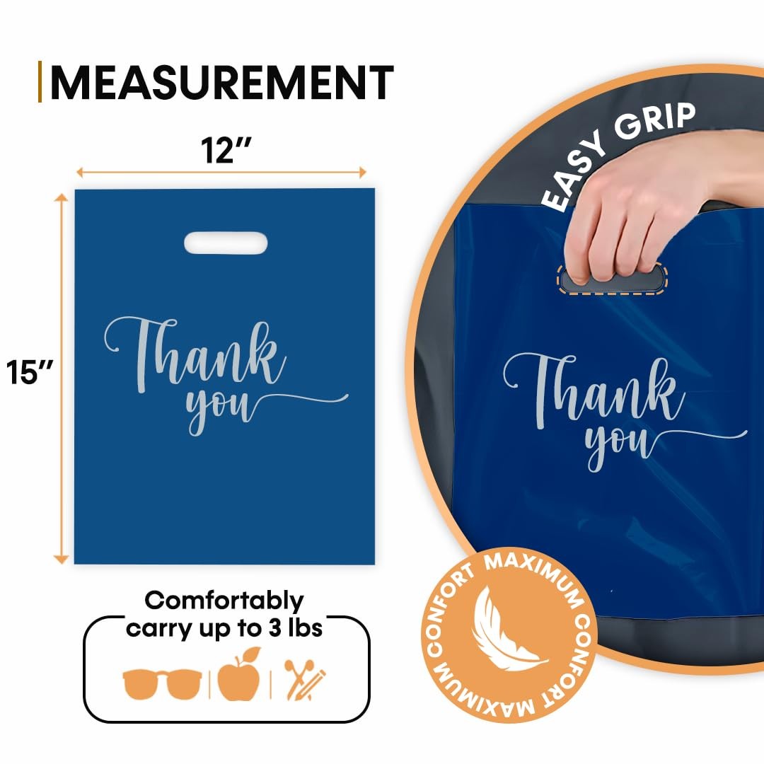 Retail Plastic Merchandise Bags, Die Cut Handles, Strong, Tear Resistent, dif…