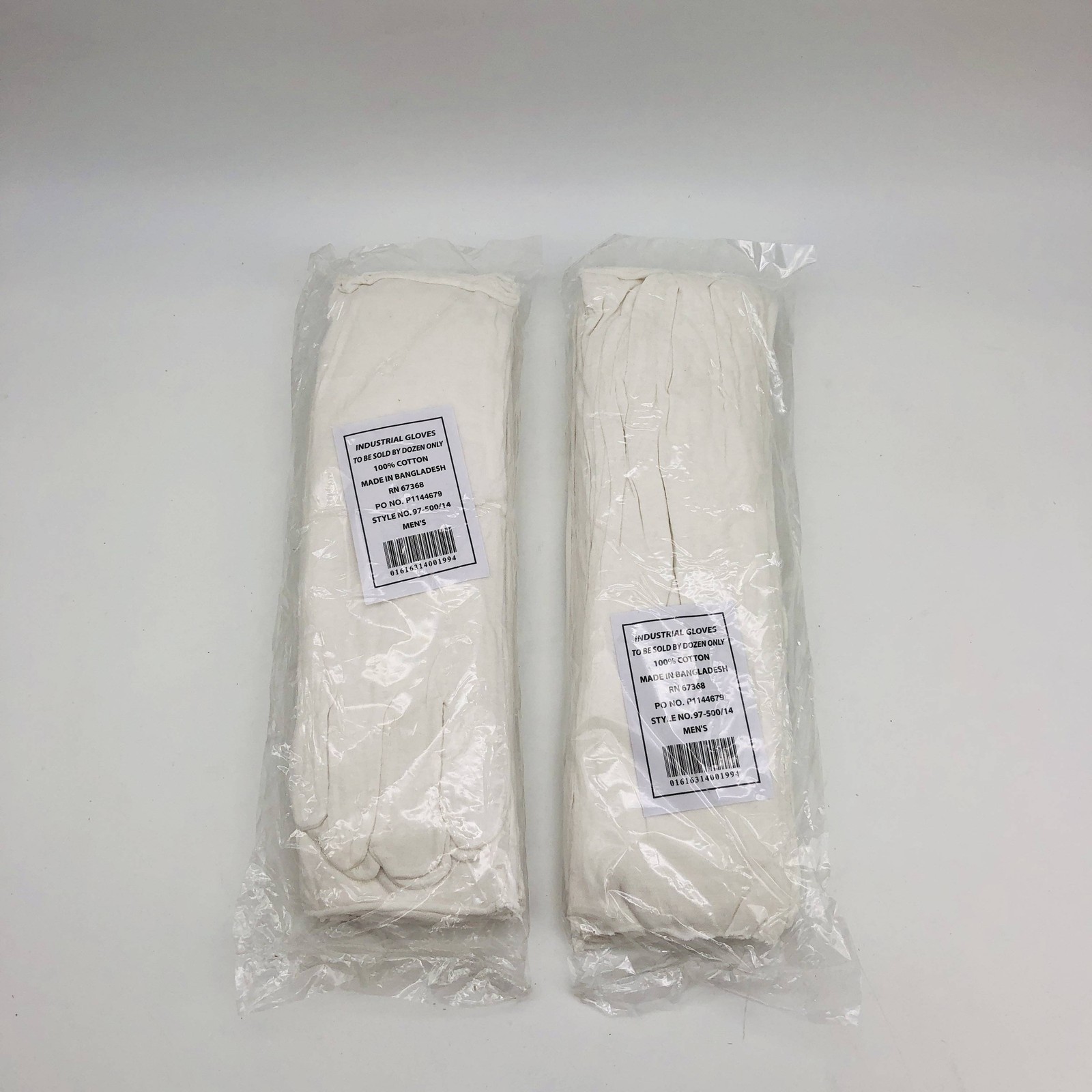 PIP 97-500/14 White Inspection Gloves 14″ Long Premium Universal Size 2 Dozen