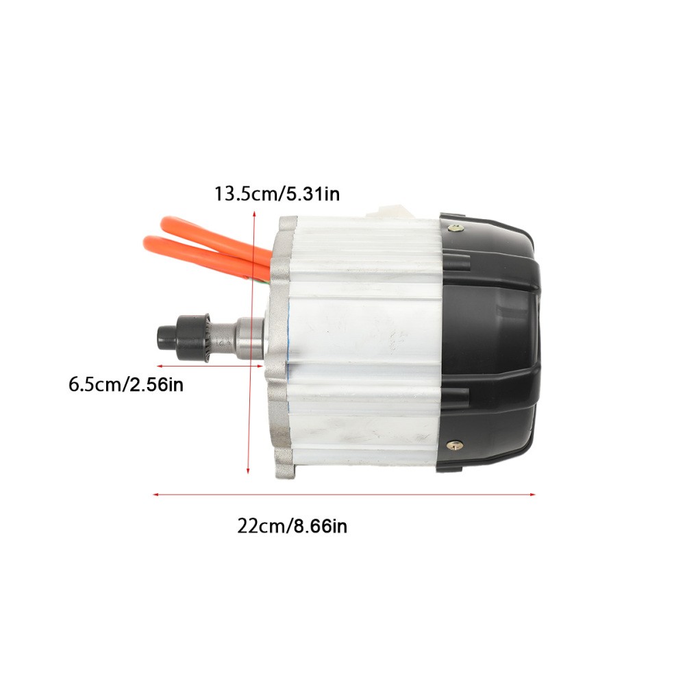 1000W DC 60V Electric Tricycle Brushless Motor High-Speed Center Chain Motor