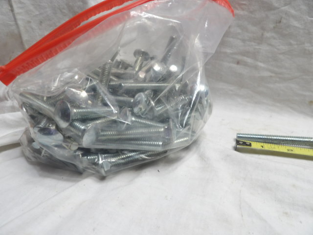Lot of 3/8″-16 X 3″ Carriage Bolts (approx. 8 Pounds)