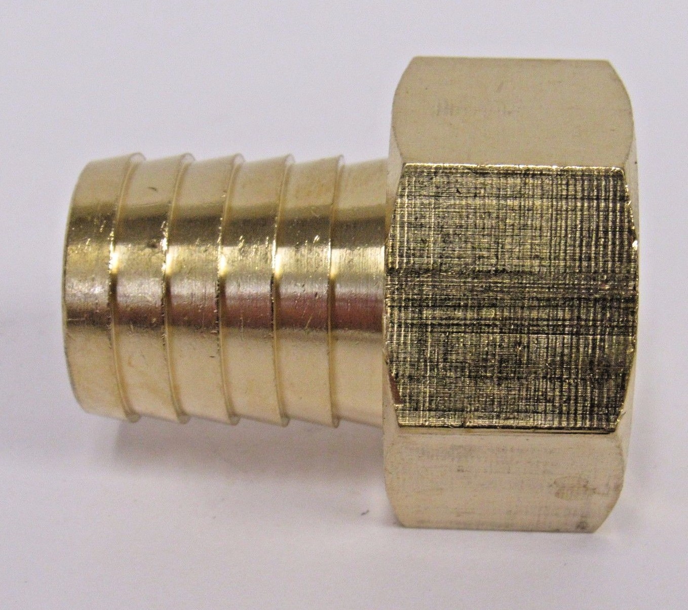 NEW BRASS 1 IN. FNPT X HOSE BARB STRAIGHT FITTING FOR 1 IN. ID HOSE NIB
