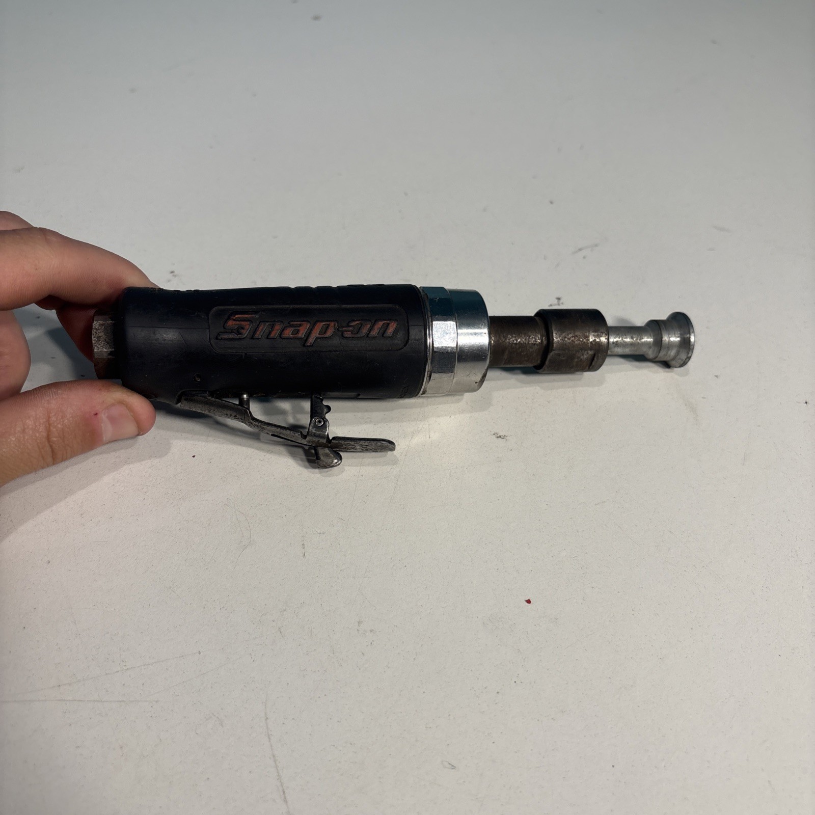 SNAP ON TOOLS PT100A 25,000 RPM MINI STRAIGHT DIE GRINDER GOOD USED SHAPE