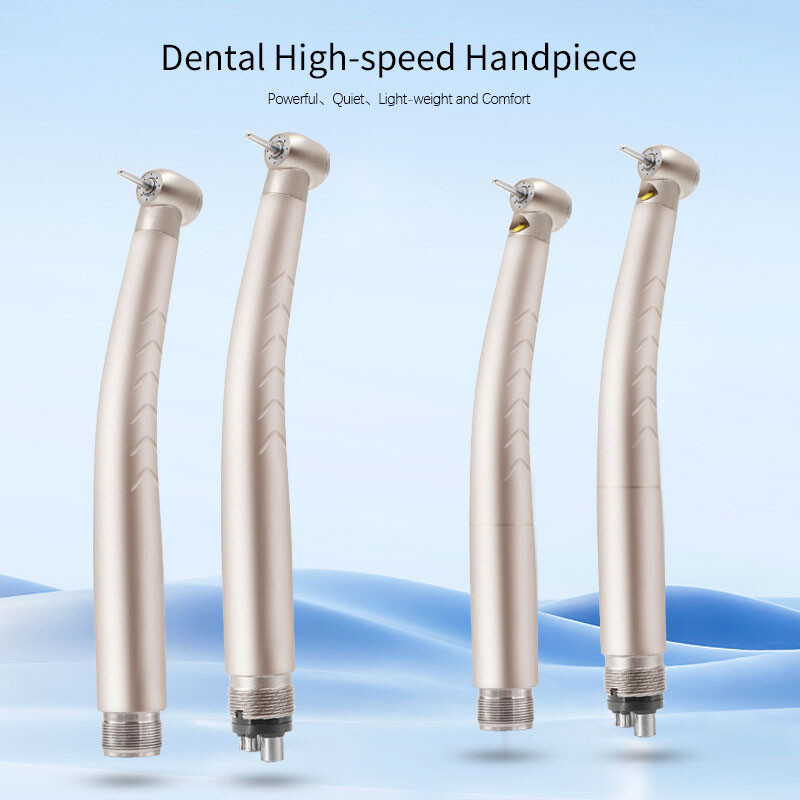 Quiet Dental High Speed Handpiece Push Button Turbine 2Hole/4Hole Ф1.59mm-1.60mm