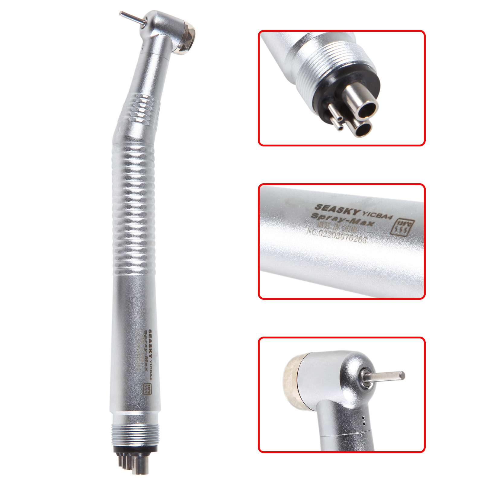 1PC Dental High Speed Handpiece Standard Wrench Key Type Air Turbine 4 Holes USA