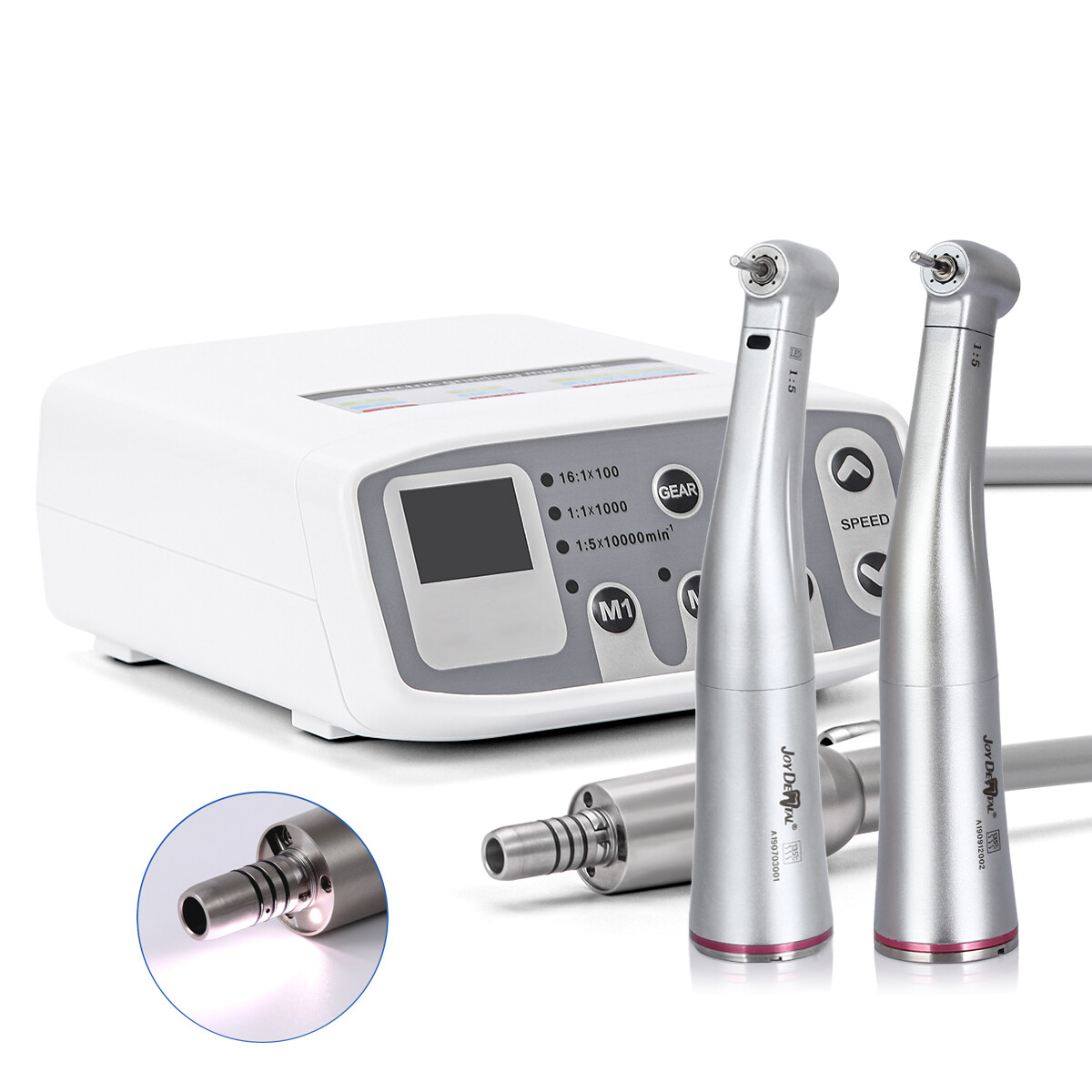 Dental Electric LED Brushless Micro Motor/1:1/1:5 LED Fiber Optic Handpiece