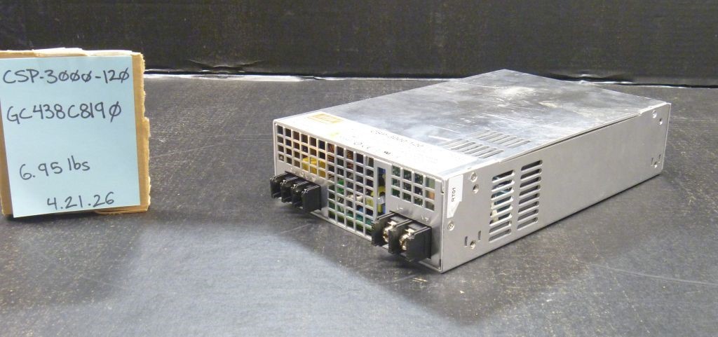 MeanWell CSP-3000-120,Power Supply 120V DC 25A 3000W, Laser,LED Array, CV/CA